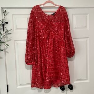 Sequin Heart Dress